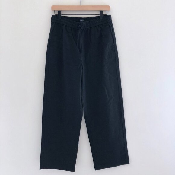 NWT J.Crew Linen-blend Slim Wide-leg Drawstring Pant - Picture 5 of 8